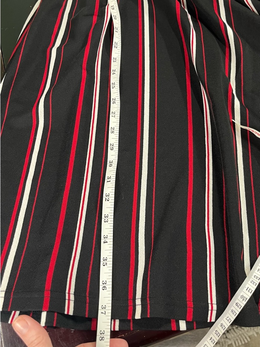 Suzanne Betro striped midi dress size large - Picture 10 of 10
